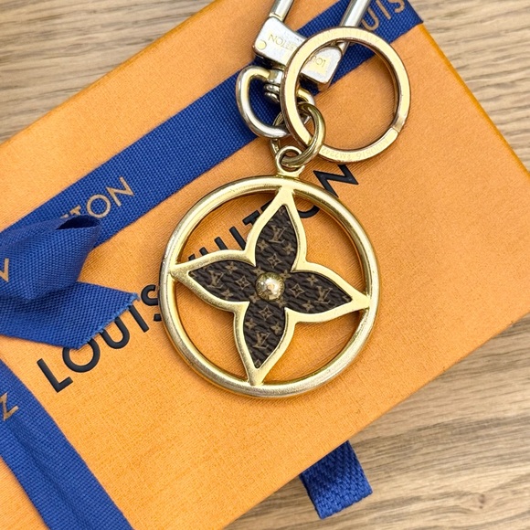 LOUIS VUITTON 2022 Puzzle Flower Monogram Keyring - Picture 9 of 15